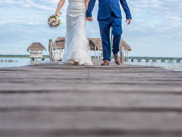 La boda de Omar y Valerie en Bacalar, Quintana Roo 23