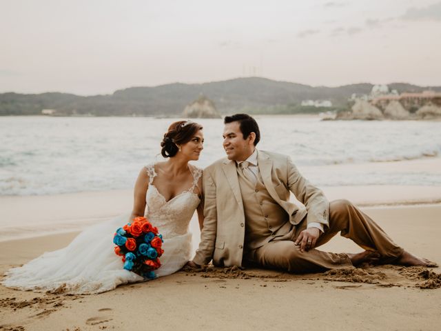 La boda de Alejandro y Elsa en Huatulco, Oaxaca 48