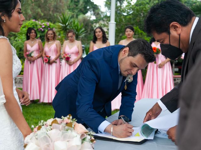 La boda de David y Citlalli en Texcoco, Estado México 15