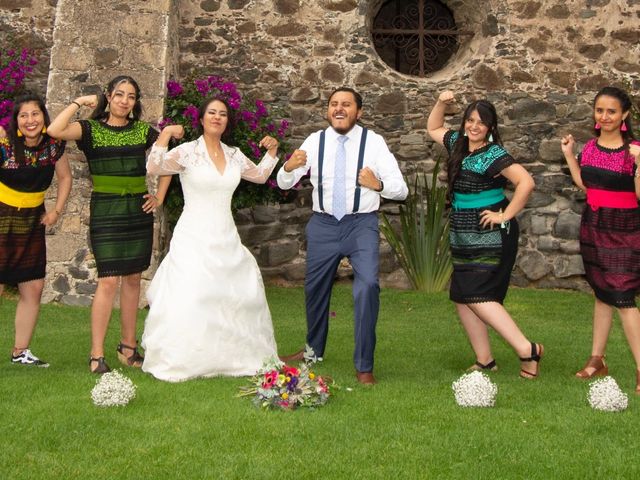 La boda de Víctor  y Claudia  en Huasca de Ocampo, Hidalgo 34