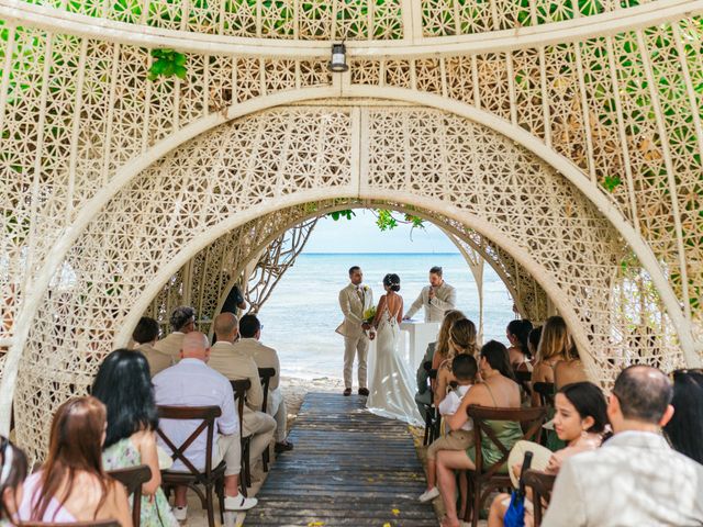 La boda de Justin y Michelle en Playa del Carmen, Quintana Roo 22