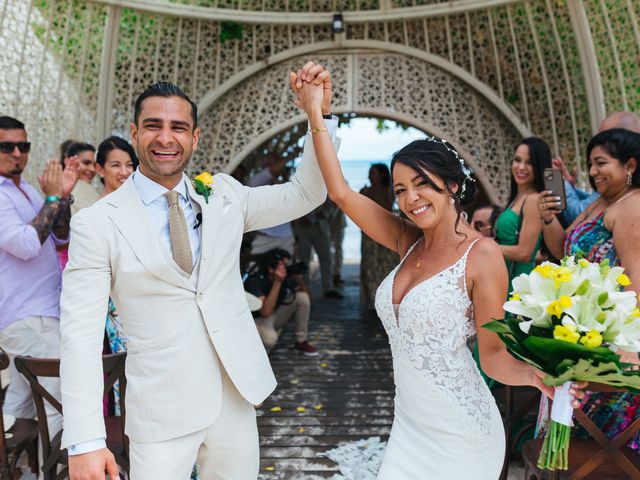 La boda de Justin y Michelle en Playa del Carmen, Quintana Roo 23