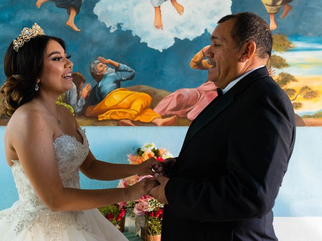 La boda de Uriel y Edna en Villa Hidalgo, San Luis Potosí 14