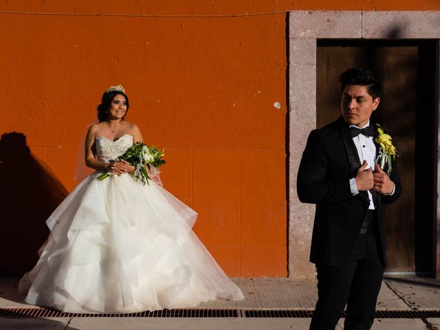 La boda de Uriel y Edna en Villa Hidalgo, San Luis Potosí 28