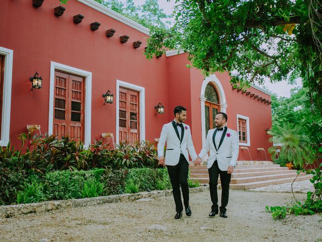 La boda de Alejandro y Genaro en Conkal, Yucatán 14
