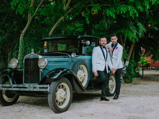 La boda de Alejandro y Genaro en Conkal, Yucatán 17