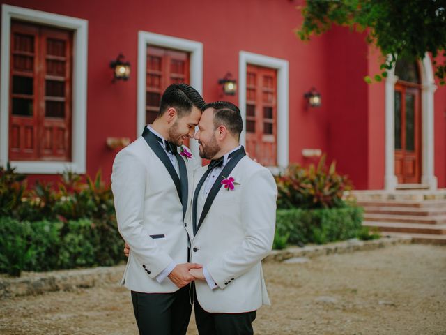 La boda de Alejandro y Genaro en Conkal, Yucatán 1