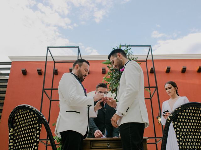 La boda de Alejandro y Genaro en Conkal, Yucatán 29