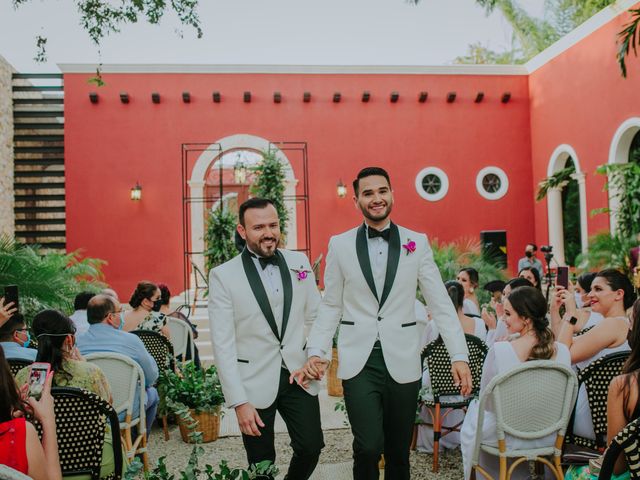 La boda de Alejandro y Genaro en Conkal, Yucatán 35