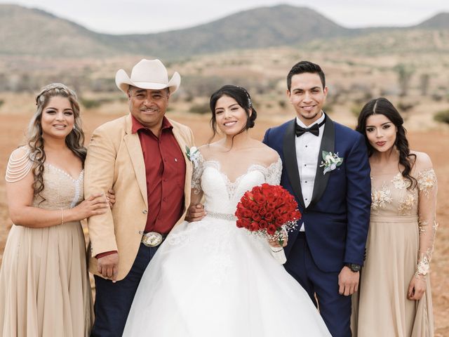 La boda de Yoel y Leydi en Río Grande, Zacatecas 27