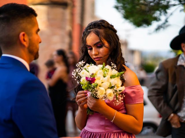 La boda de Juan Pablo y Alondra en Teúl de González Ortega, Zacatecas 72