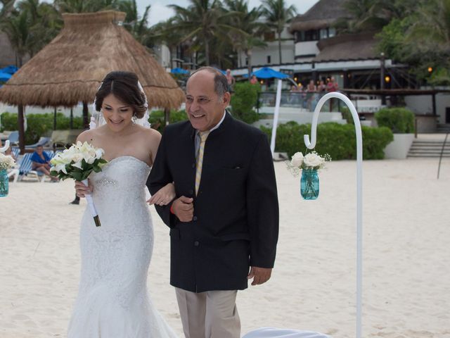 La boda de Omar y Rubí en Playa del Carmen, Quintana Roo 13