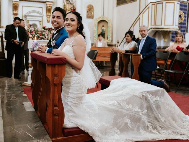 La boda de Moisés y Karina en Tepotzotlán, Estado México 34