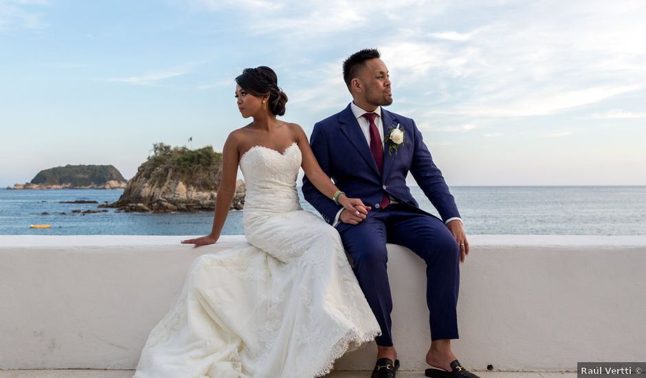 La boda de Chester y Laura en Huatulco, Oaxaca