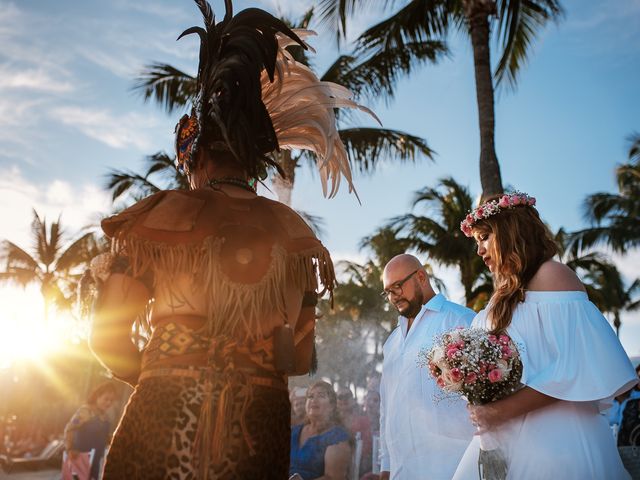 La boda de Mauricio y Paulina en Puerto Aventuras, Quintana Roo 36