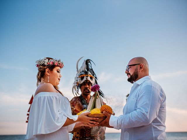 La boda de Mauricio y Paulina en Puerto Aventuras, Quintana Roo 43