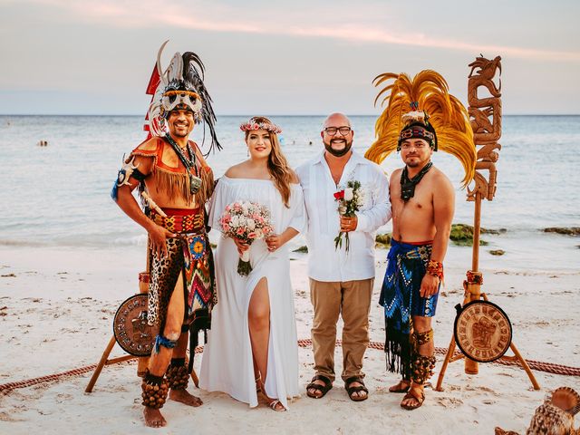 La boda de Mauricio y Paulina en Puerto Aventuras, Quintana Roo 50