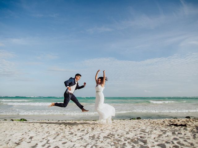 La boda de Patricio y Daniela en Playa del Carmen, Quintana Roo 35
