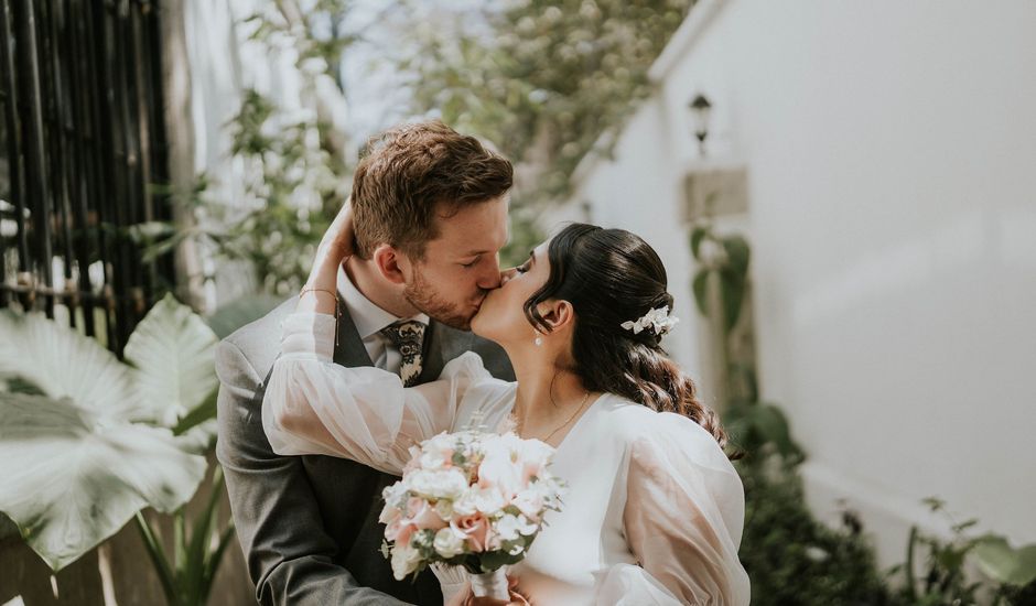 La boda de Lawrence  y Estefanía en Roma, Ciudad de México