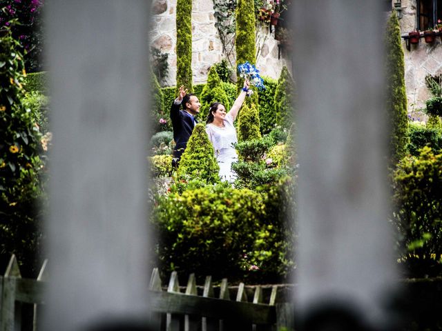 La boda de Javier y Karen en Isidro Fabela, Estado México 135