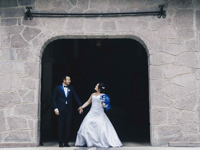 La boda de Javier y Karen en Isidro Fabela, Estado México 157