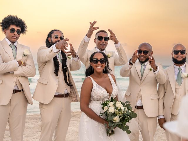 La boda de Zemas y Rebka en Cancún, Quintana Roo 35