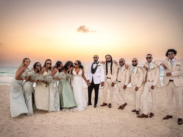 La boda de Zemas y Rebka en Cancún, Quintana Roo 37