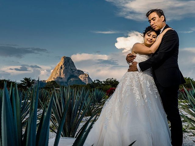 La boda de Felipe y Rosalía en Bernal, Querétaro 4