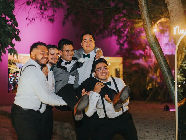 La boda de Andrés y Andrea en Conkal, Yucatán 110