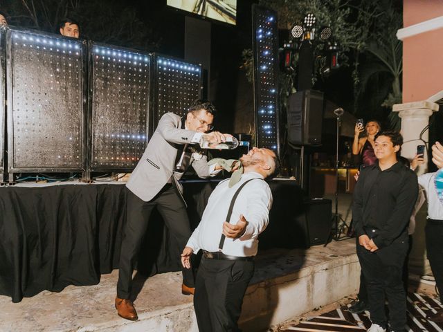 La boda de Andrés y Andrea en Conkal, Yucatán 149