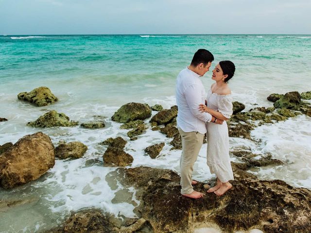 La boda de Juan Antonio y Lina Anahi  en Playa del Carmen, Quintana Roo 2