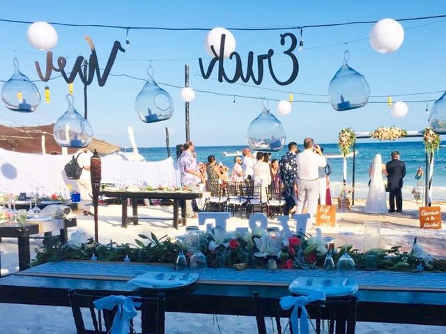La boda de Erick Bouchot  y Viviana Herrera  en Playa del Carmen, Quintana Roo 3
