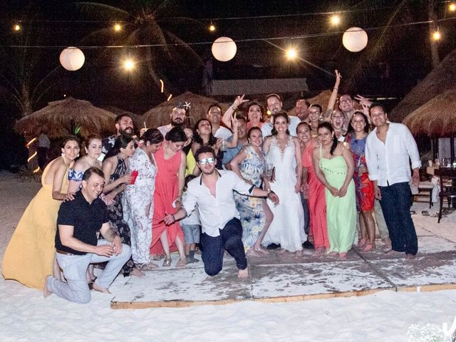 La boda de Erick Bouchot  y Viviana Herrera  en Playa del Carmen, Quintana Roo 2