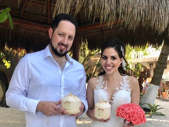 La boda de Erick Bouchot  y Viviana Herrera  en Playa del Carmen, Quintana Roo 11
