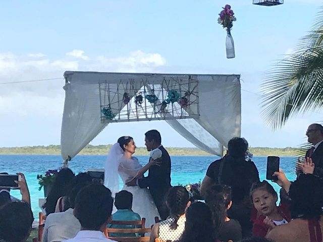 La boda de José Toledo y Fayne Sandria en Bacalar, Quintana Roo 2