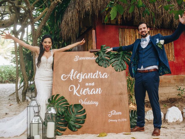 La boda de Kieran y Alejandra en Tulum, Quintana Roo 42