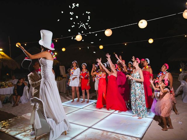La boda de Andrés y Merci en Playa del Carmen, Quintana Roo 12
