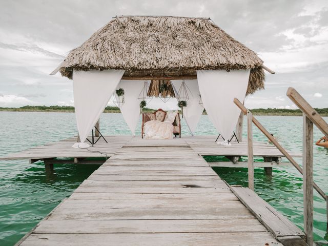 La boda de Juan y Verónica en Bacalar, Quintana Roo 4