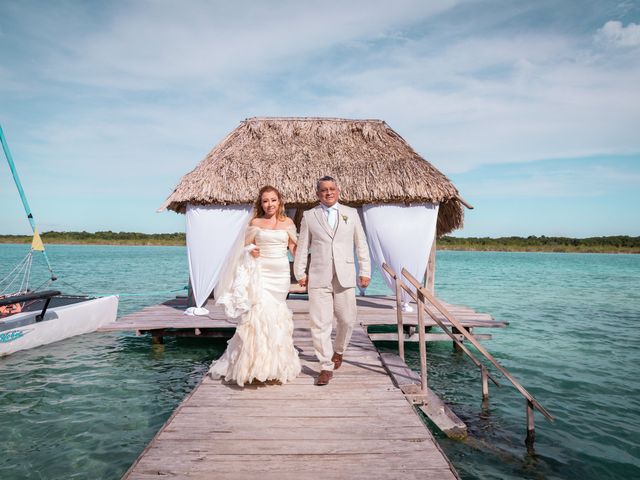 La boda de Juan y Verónica en Bacalar, Quintana Roo 7