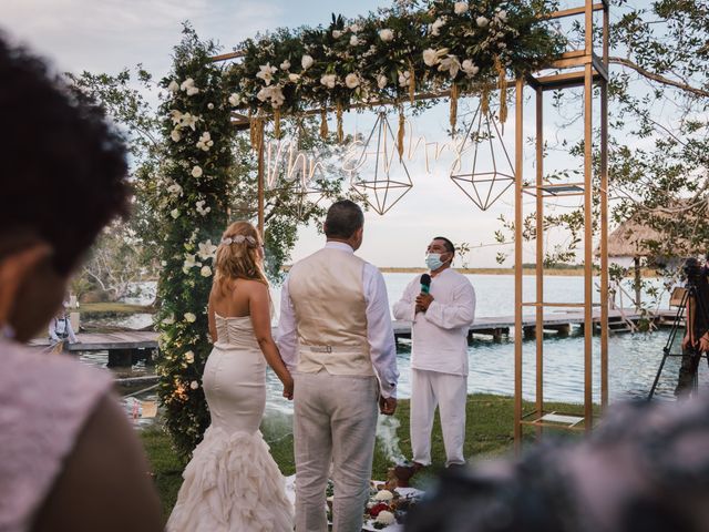 La boda de Juan y Verónica en Bacalar, Quintana Roo 15