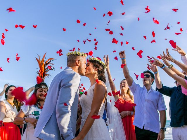 La boda de Gabriel y Shinkari en Playa del Carmen, Quintana Roo 35