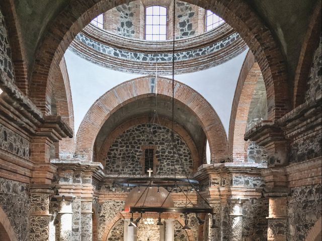 La boda de Estefanía y Irving en San Andrés Cholula, Puebla 43