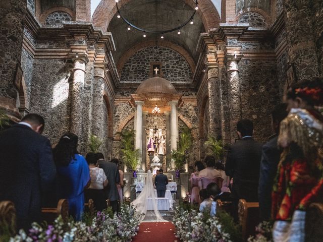 La boda de Estefanía y Irving en San Andrés Cholula, Puebla 44