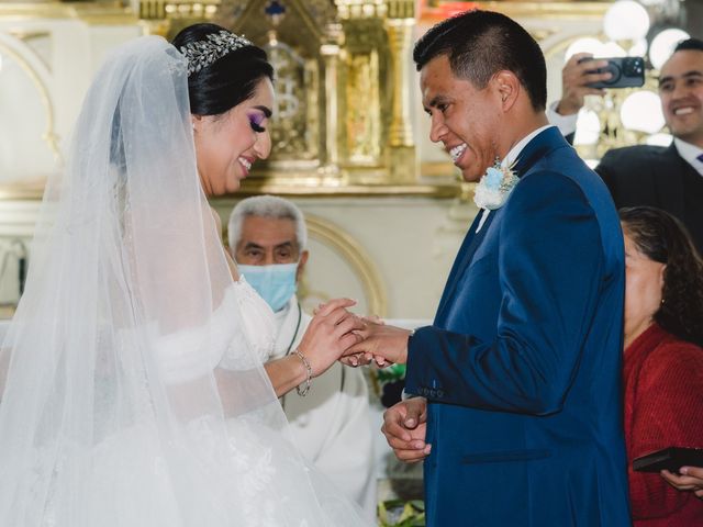 La boda de Enrique y Andrea en Almoloya de Juárez, Estado México 49