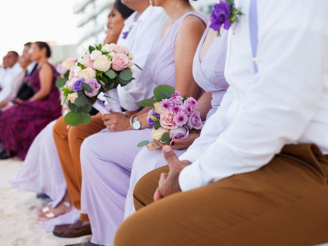 La boda de Abraham y Danae en Cancún, Quintana Roo 68