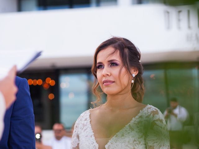 La boda de Abraham y Danae en Cancún, Quintana Roo 70