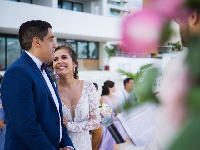 La boda de Abraham y Danae en Cancún, Quintana Roo 71