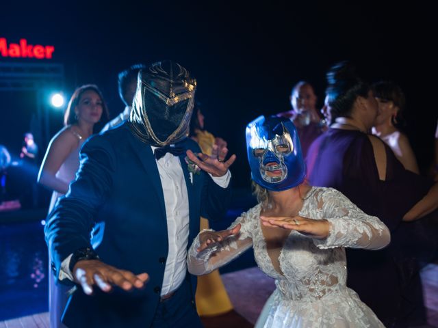 La boda de Abraham y Danae en Cancún, Quintana Roo 122