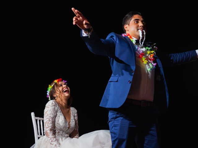 La boda de Abraham y Danae en Cancún, Quintana Roo 133