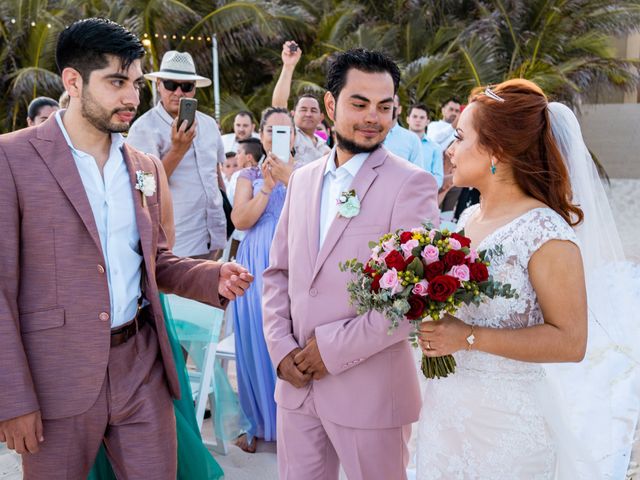 La boda de Iván y Daniela en Puerto Morelos, Quintana Roo 42